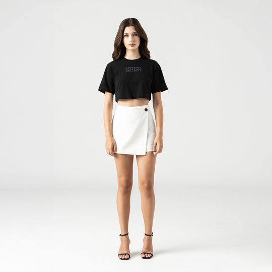 DAIWA CROP TOP WOMEN BLACK