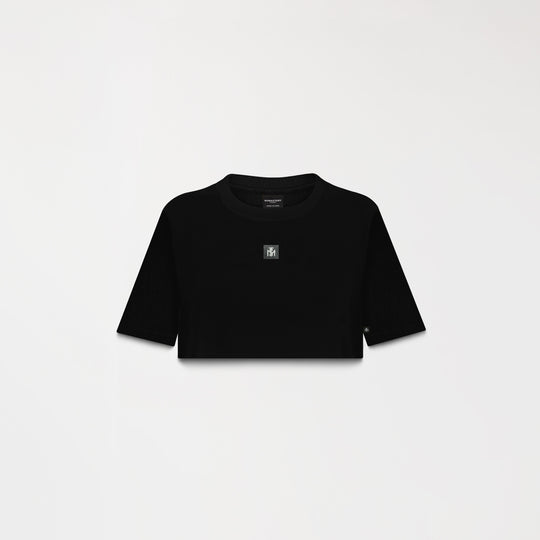 NAIA CROP TOP WOMEN BLACK