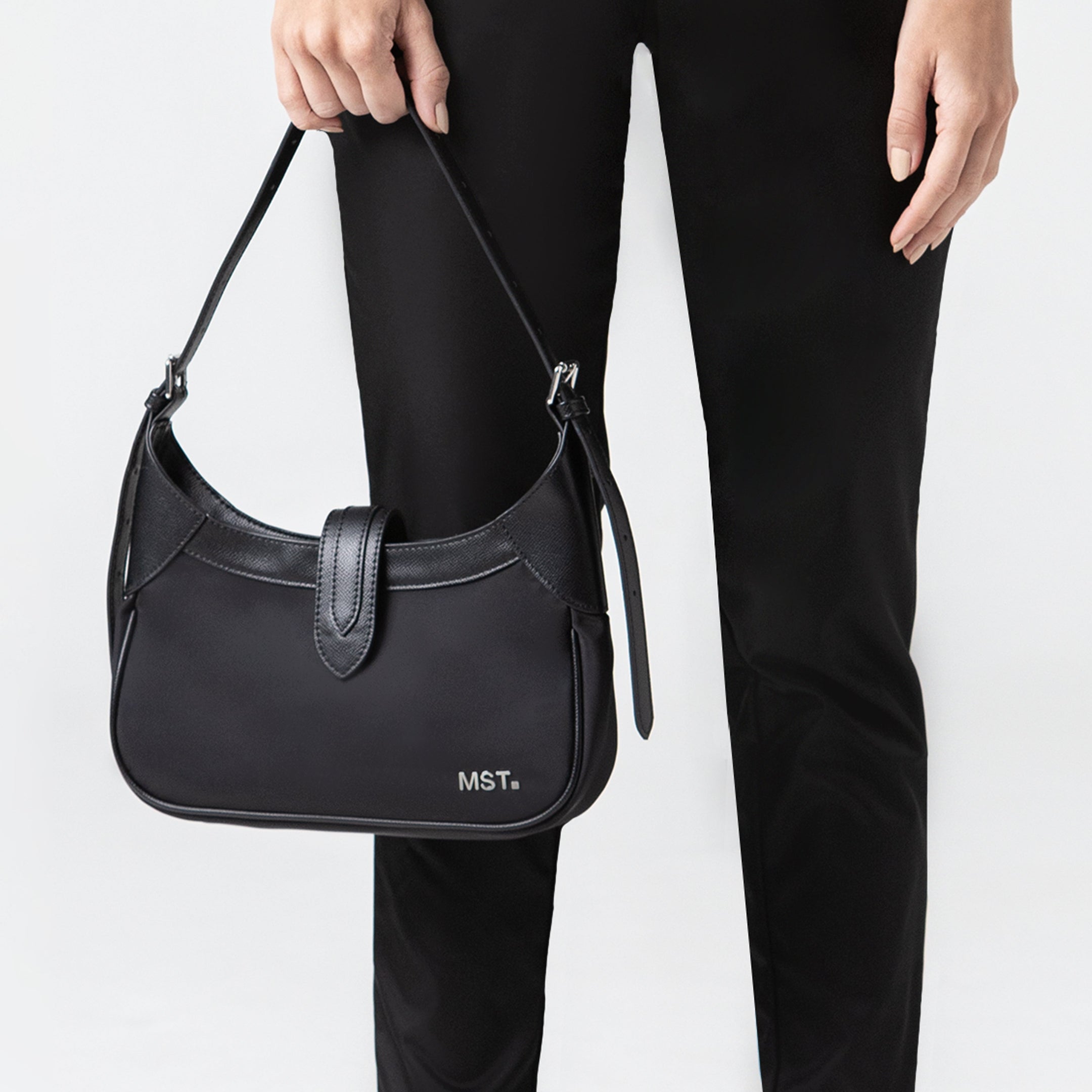 NALA HANDLE BAG WOMEN BLACK