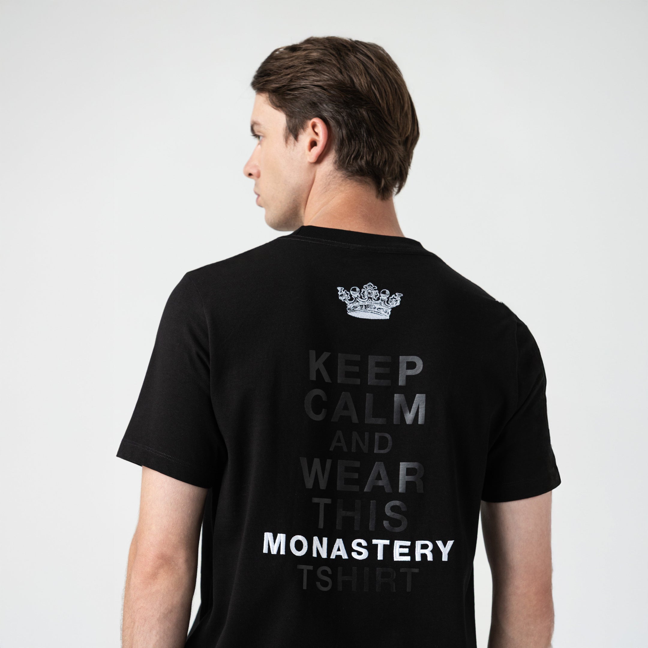 ZHOMIN T-SHIRT MEN BLACK