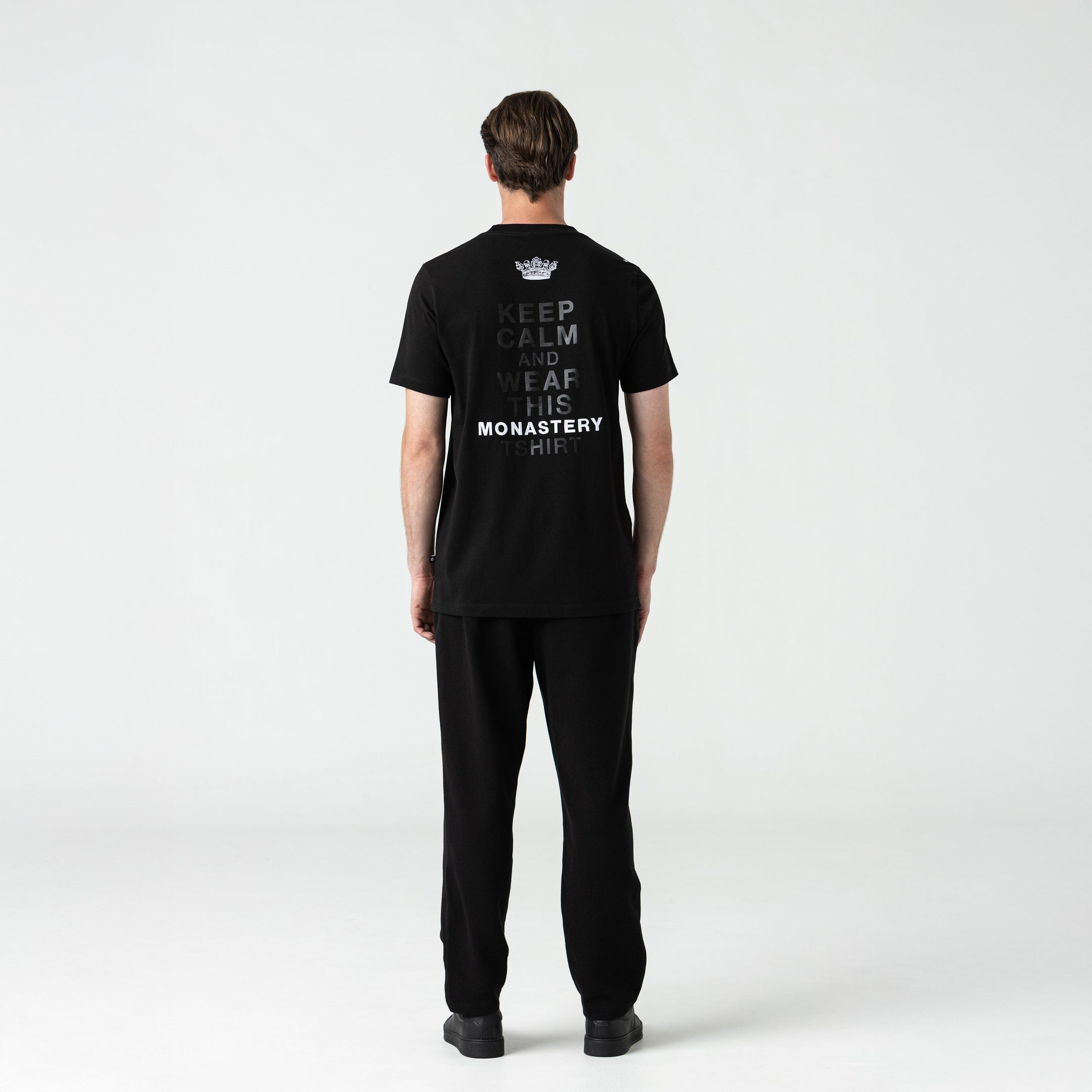 ZHOMIN T-SHIRT MEN BLACK
