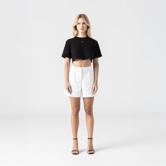 CANELA CROP TOP WOMEN BLACK