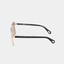 MSS2406-C11-134 ALDA SUNGLASSES WOMEN SHINY GOLD DEMI BROWN WITH GOLD MIRROW