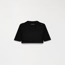 APHRA CROP TOP WOMEN BLACK METEORITE