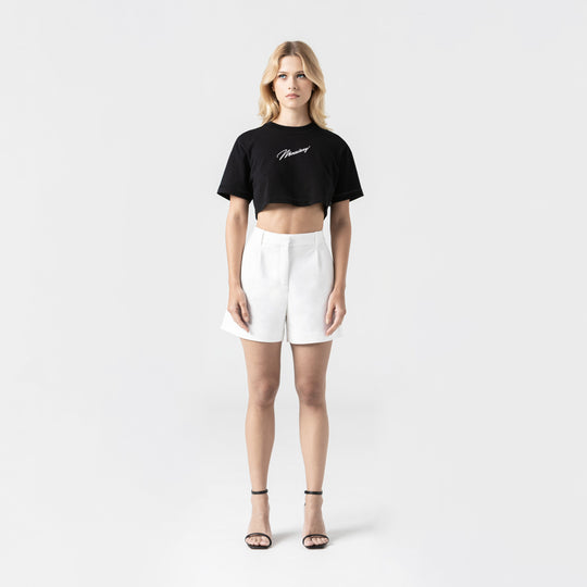 BRET CROP TOP WOMEN BLACK
