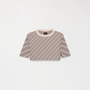 BRITANIA CROP TOP WOMEN TAUPE GRAY