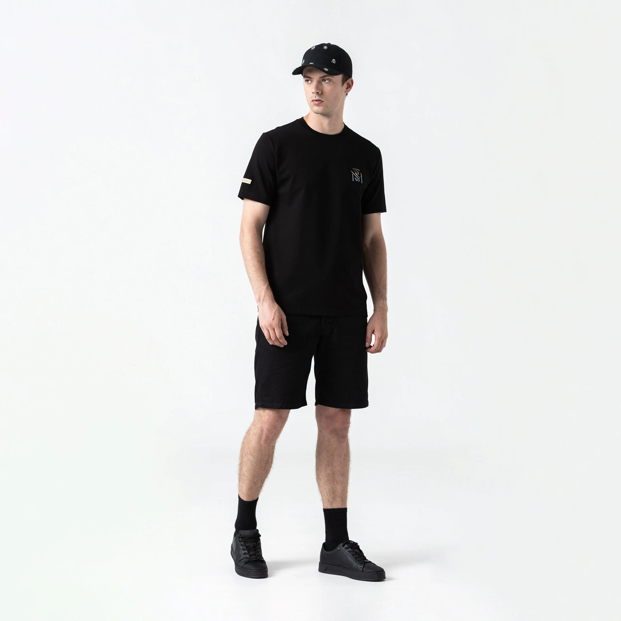 BURGO T-SHIRT MEN BLACK