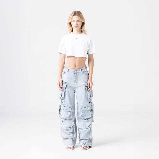 CANELA CROP TOP WOMEN WHITE