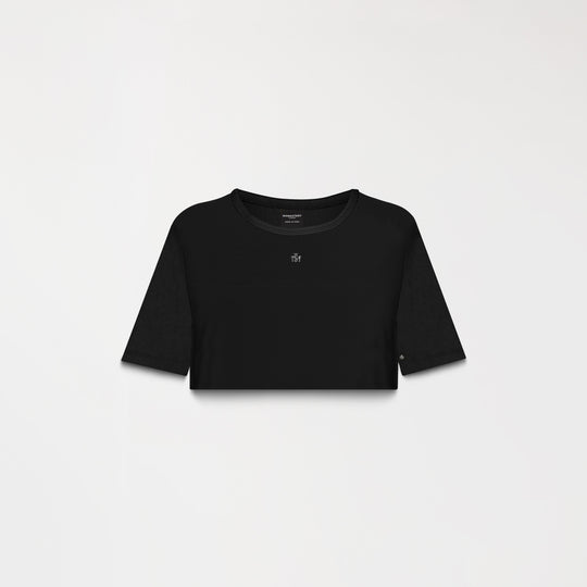 CANELA CROP TOP WOMEN BLACK