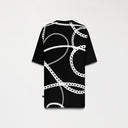 CHAINS T-SHIRT OVERSIZED MEN BLACK