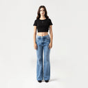 GODIVA CROP TOP WOMEN BLACK