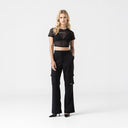 HAZEL CROP TOP WOMEN BLACK