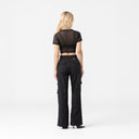 HAZEL CROP TOP WOMEN BLACK