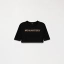 KAIA CROP TOP WOMEN BLACK
