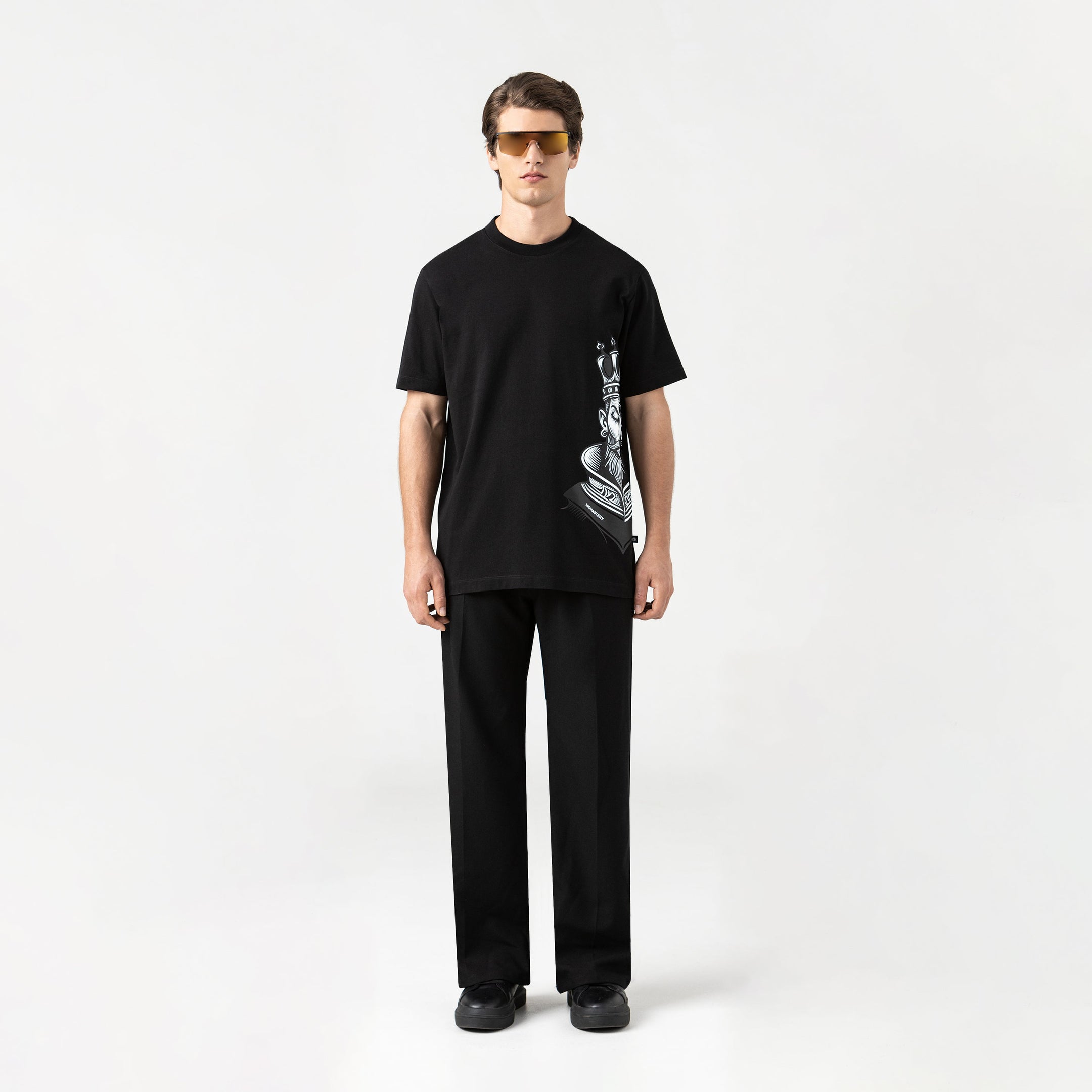 KINGSHIP T-SHIRT MEN BLACK