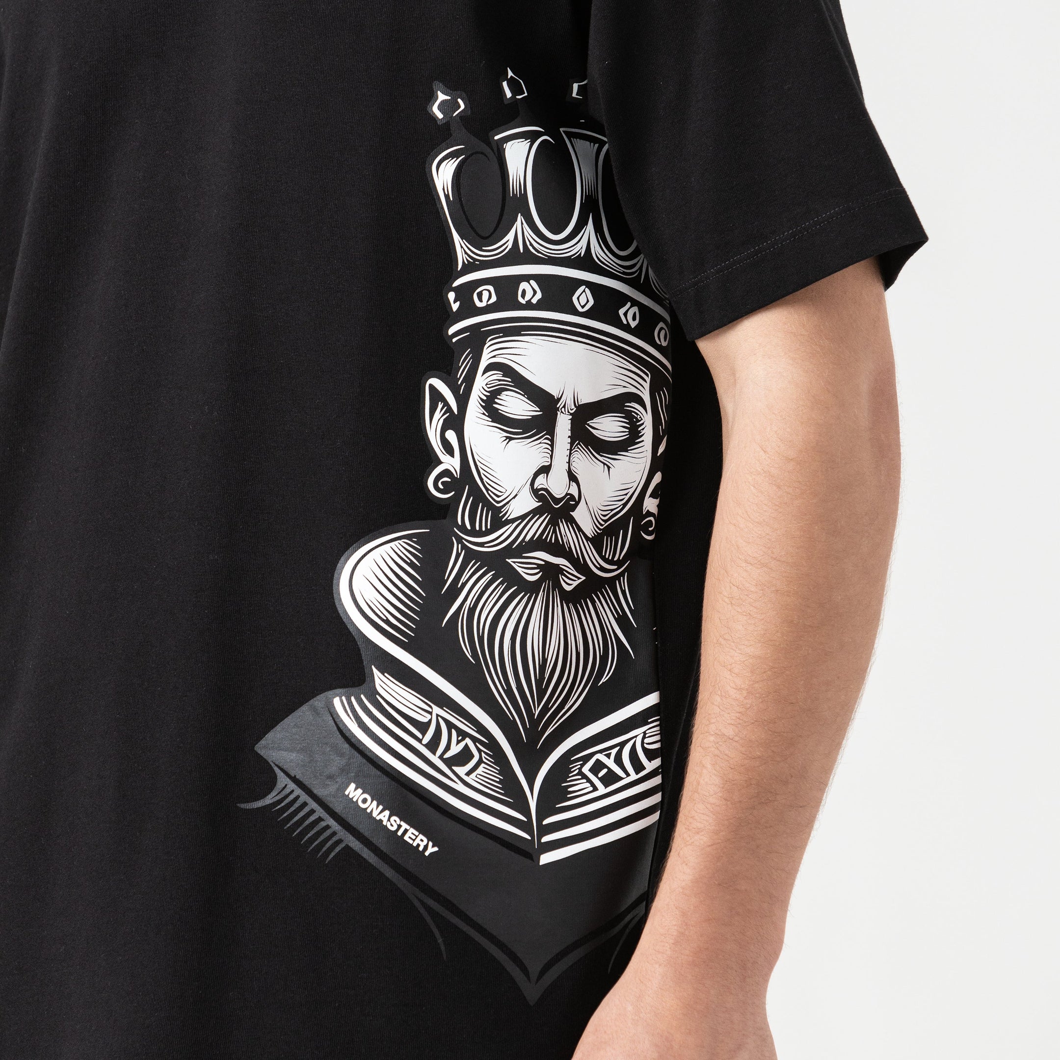 KINGSHIP T-SHIRT MEN BLACK