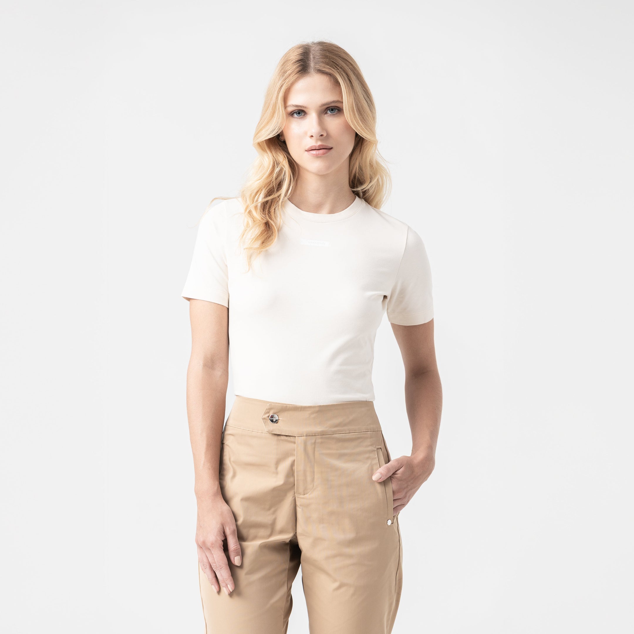 AKBAR T-SHIRT WOMEN WHITECAP GRAY