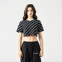 BRITANIA CROP TOP WOMEN BLACK