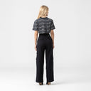 ISOLDEN CROP TOP WOMEN BLACK METEORITE