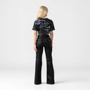 BRYNN CROP TOP WOMEN BLACK METEORITE