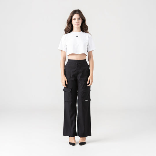 NAIA CROP TOP WOMEN WHITE