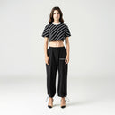 BRITANIA CROP TOP WOMEN BLACK