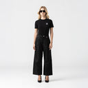 ADHRA T-SHIRT WOMEN BLACK METEORITE