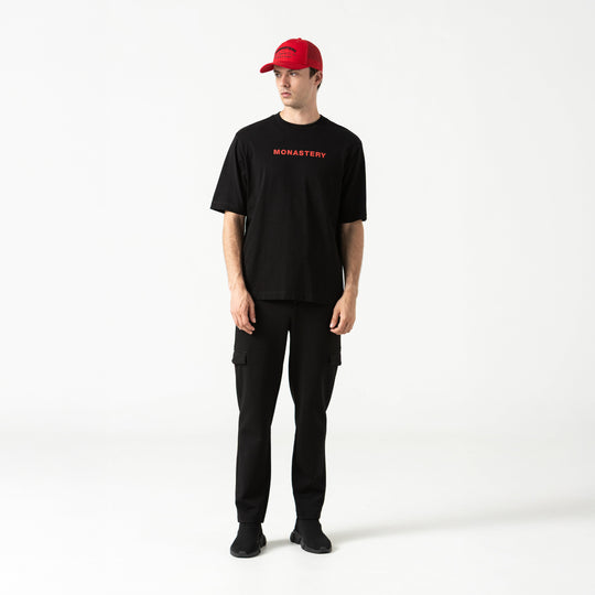 VALENCIA RED T-SHIRT MEN BLACK