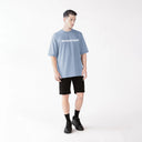 LONGDALE T-SHIRT OVERSIZED MEN FADED DENIM
