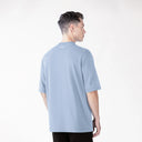LONGDALE T-SHIRT OVERSIZED MEN FADED DENIM