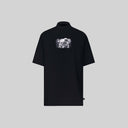 ROUGE T-SHIRT OVERSIZE BLACK - Monastery