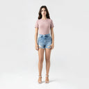 QYLLA T-SHIRT WOMEN WOODROSE