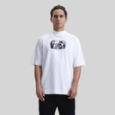 ROUGE T-SHIRT OVERSIZE WHITE - Monastery