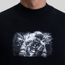 ROUGE T-SHIRT OVERSIZE BLACK - Monastery
