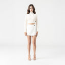 RUMI LONG SLEEVE WOMEN WHITE ASPARAGUS