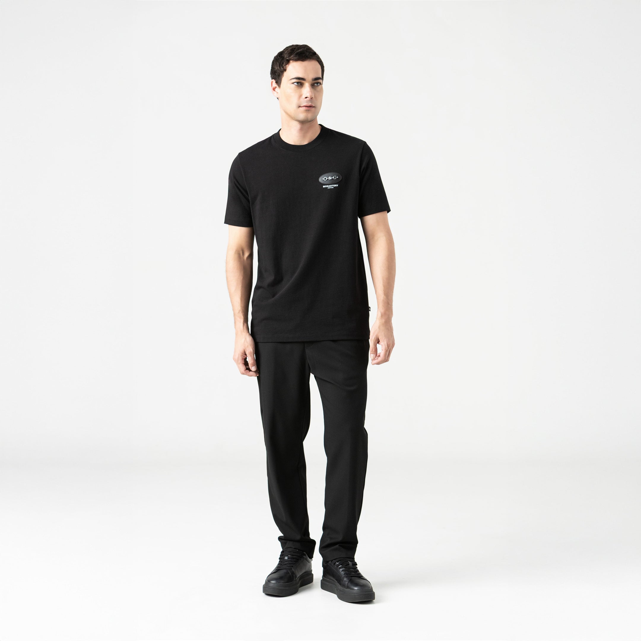 STALLION T-SHIRT MEN BLACK