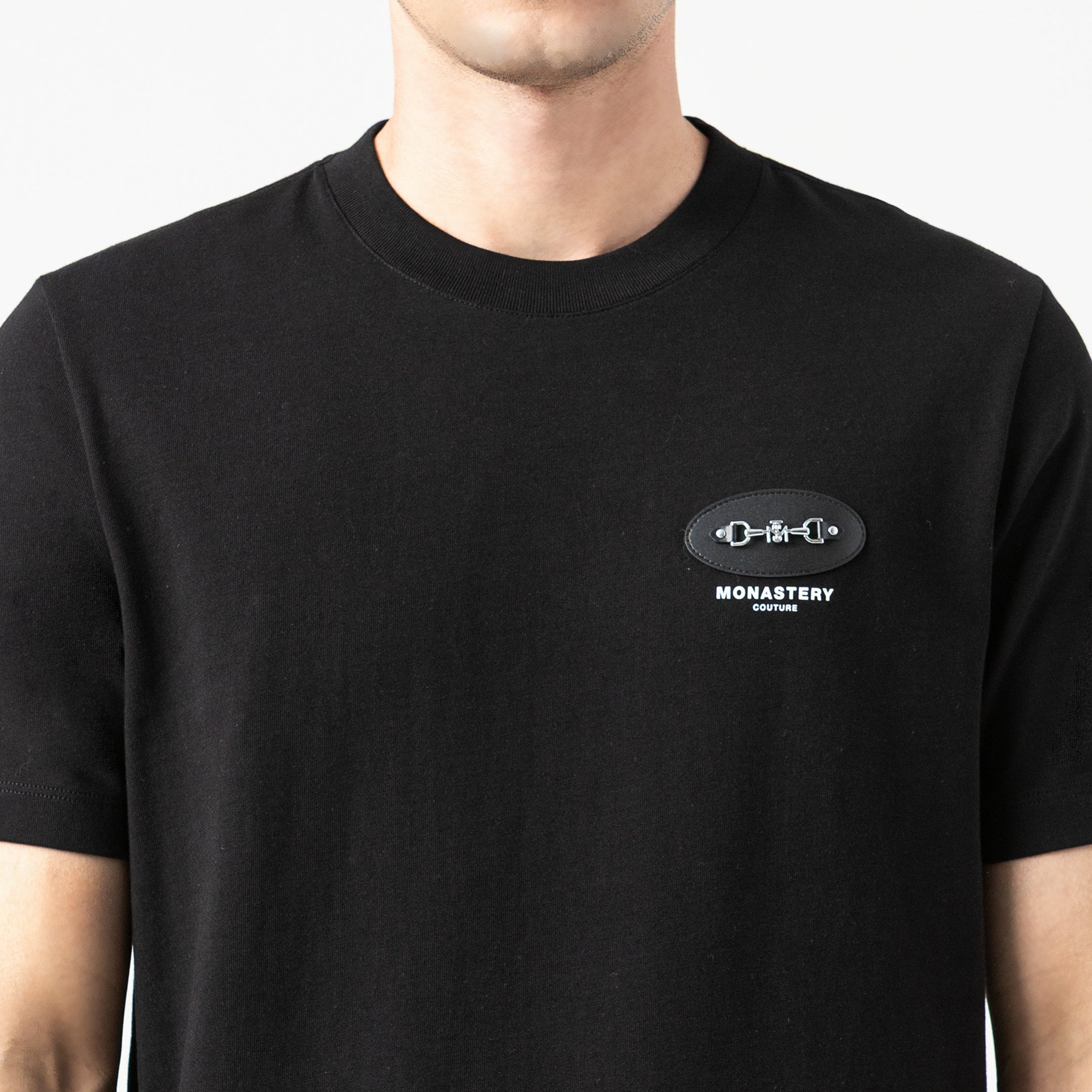 STALLION T-SHIRT MEN BLACK