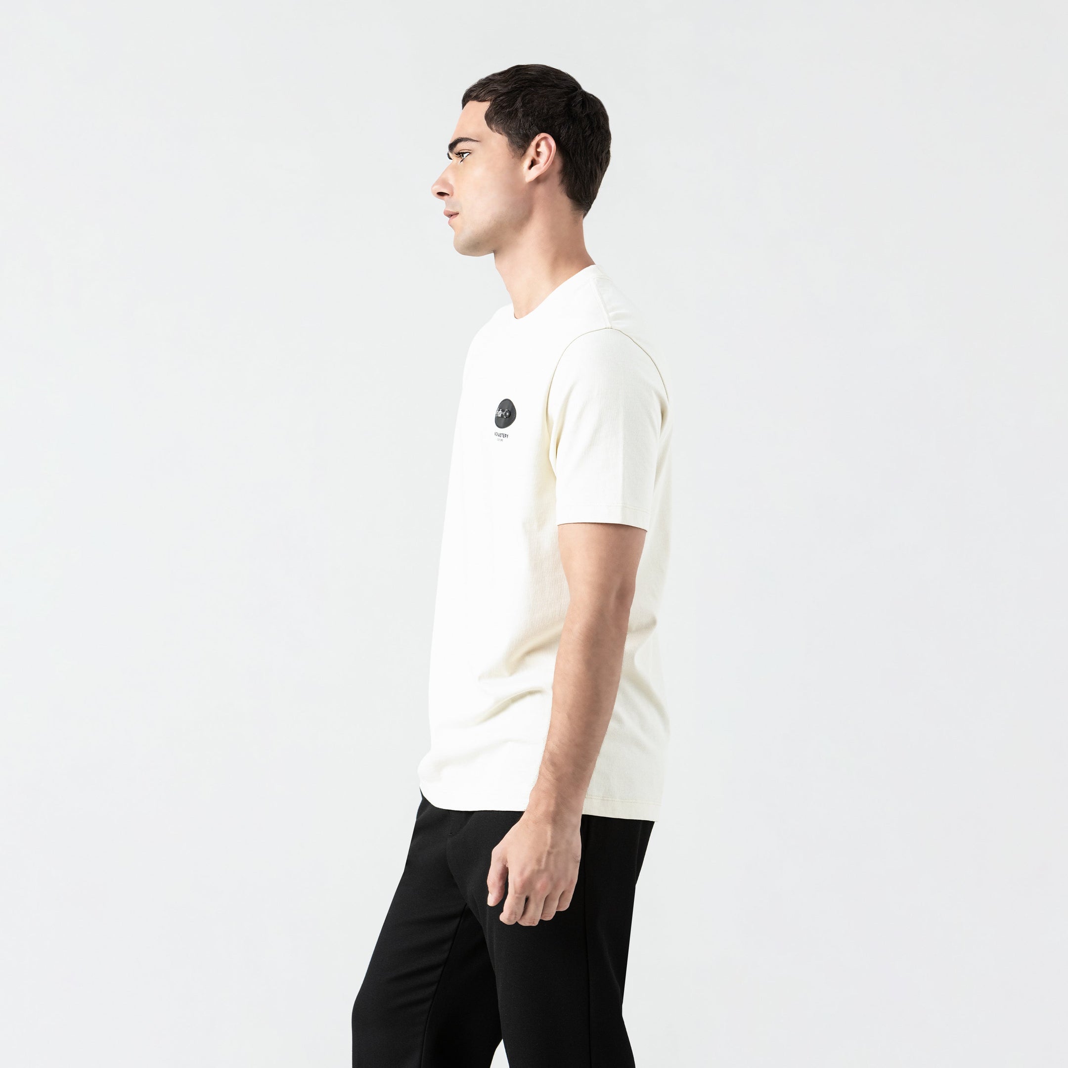 STALLION T-SHIRT MEN WHITE ASPARAGUS