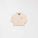 CAMISETA CORTA SUTTON BEIGE FRENTE - MONASTERY