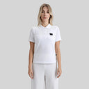 SUZUKA T-SHIRT POLO WOMEN WHITE - Monastery