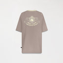 WARMBLOOD T-SHIRT OVERSIZED MEN TAUPE GRAY