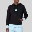 SARISA BLACK HOODIE - Monastery