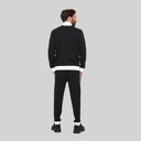 TAIGETO BLACK SPORT TROUSERS - Monastery